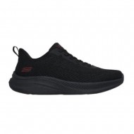 Skechers Textured Engineered Knit Lace Up (118155 BBK)