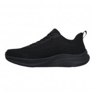Skechers Textured Engineered Knit Lace Up (118155 BBK)