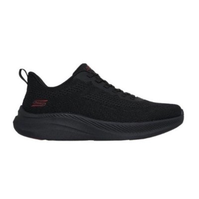 Skechers Textured Engineered Knit Lace Up (118155 BBK)