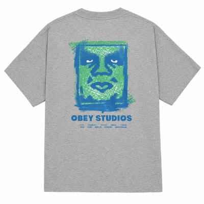 OBEY CHALKY ICON TEE (165264365 HEA) OBEY CHALKY ICON TEE (165264365 HEA)