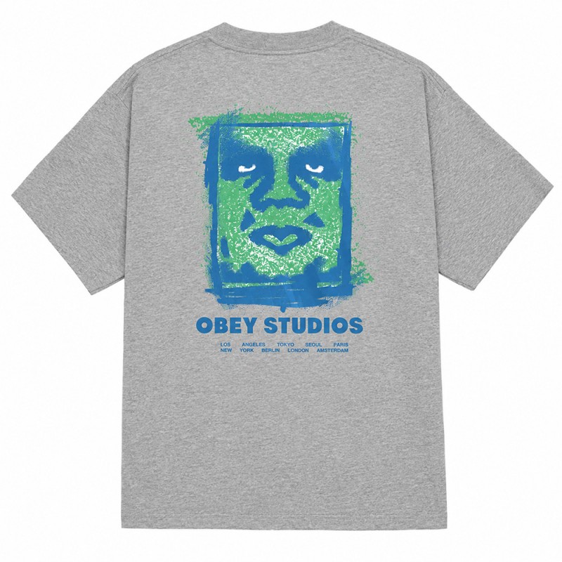 OBEY CHALKY ICON TEE (165264365 HEA)