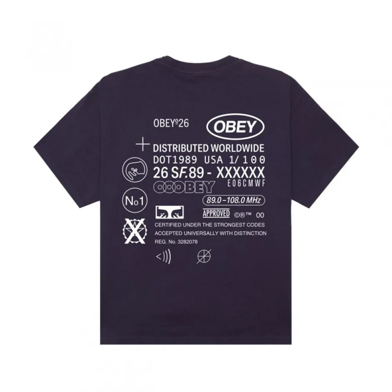 OBEY CODE TEE (167924337 PUV)
