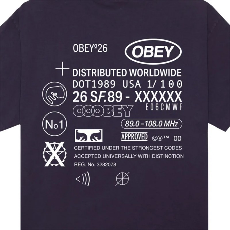 OBEY CODE TEE (167924337 PUV)