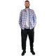 OBEY COLE WOVEN LS (181200349 DIGITAL VIOLET MULTI)