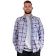 OBEY COLE WOVEN LS (181200349 DIGITAL VIOLET MULTI)