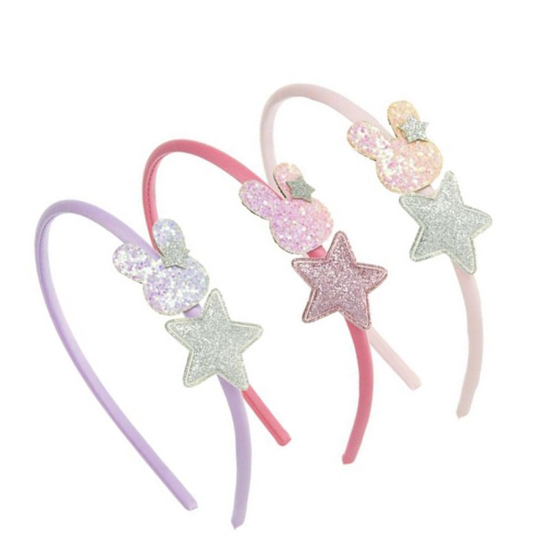 SIENA Headband with star and glitter bunny (201107239 0)