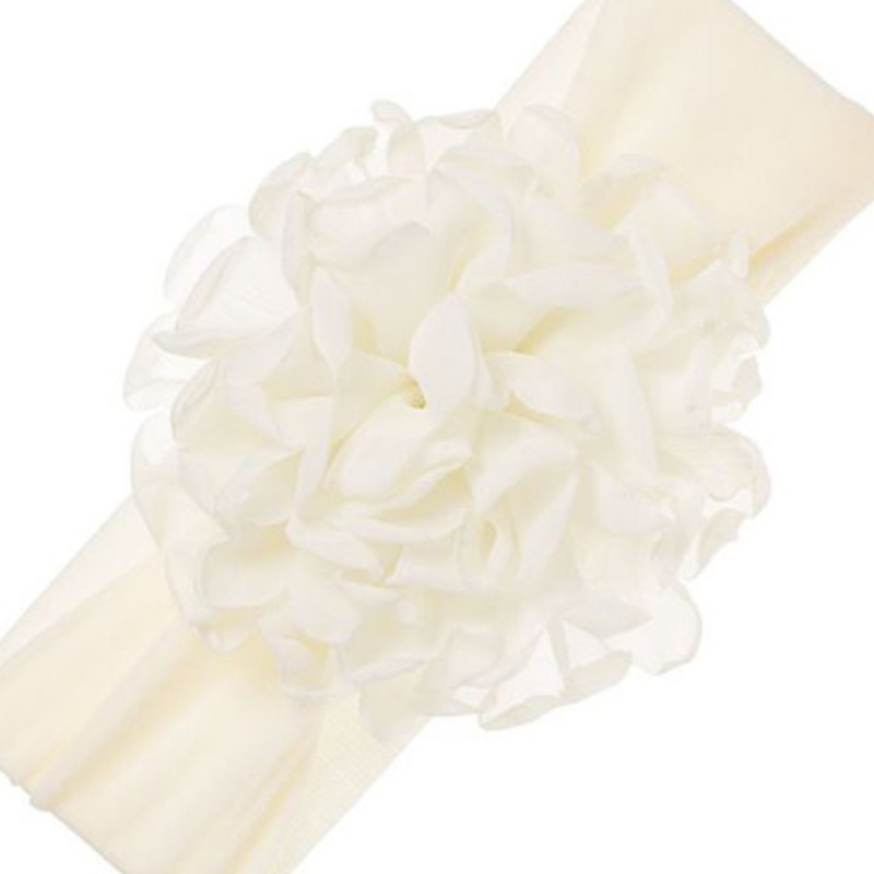 SIENA Wide chiffon flower baby headband (211106870 Q)