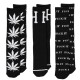 HUF VARIETY 3 PACK SOCK (SK00767 BLACK-WHITE)