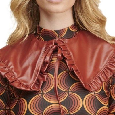 Sun Set Go LUNA LEATHER COLLAR (SSG-LULECO Cinnamon)