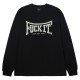 HUF THROWING HANDS L/S TEE (TS02287 BLACK)
