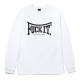 HUF THROWING HANDS L/S TEE (TS02287 WHITE)