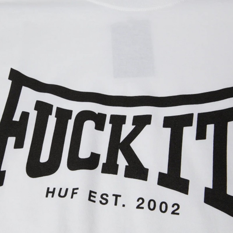 HUF THROWING HANDS L/S TEE (TS02287 WHITE)