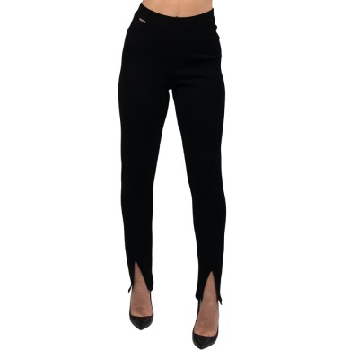 Combos Knitwear ΠΑΝΤΕΛΟΝΙ ΜΕ ΣΚΙΣΙΜΑΤΑ (W4PLTR0032 BLACK)