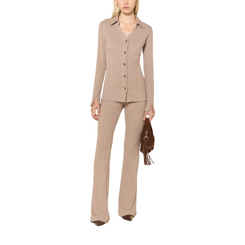Guess BELEN FLARE PANTS ΠΑΝΤΕΛΟΝΙ (W6RB16KD032 A10L)