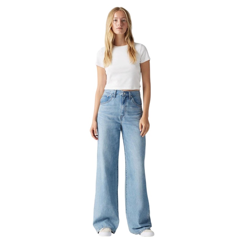 Levi's CINCH BAGGY MED INDIGO - WORN IN ΠΑΝΤΕΛΟΝΙ DENIM (001UP0000 00J5)