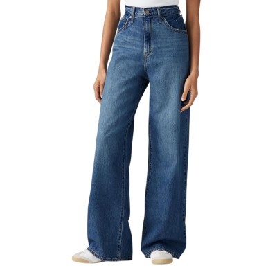 Levi's CINCH BAGGY MED INDIGO - WORN IN ΠΑΝΤΕΛΟΝΙ DENIM (001UP0002 00J5)
