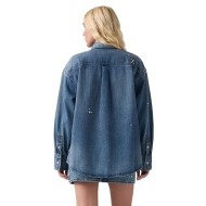 Levi's JORDAN DENIM SHIRT MED INDIGO - WORN IN (007WZ0000 00J5)