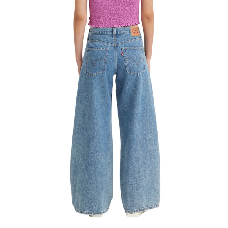 Levi's EXTRA BAGGY UTILITY LIGHT INDIGO - WORN IN (0081K0002 00J5)