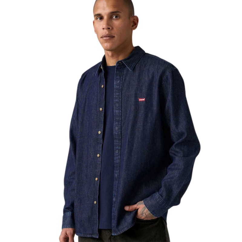Levi's BATTERY HOUSEMARK STANDARD DARK INDIGO - FLAT FINISH (0085A0001 00J4)