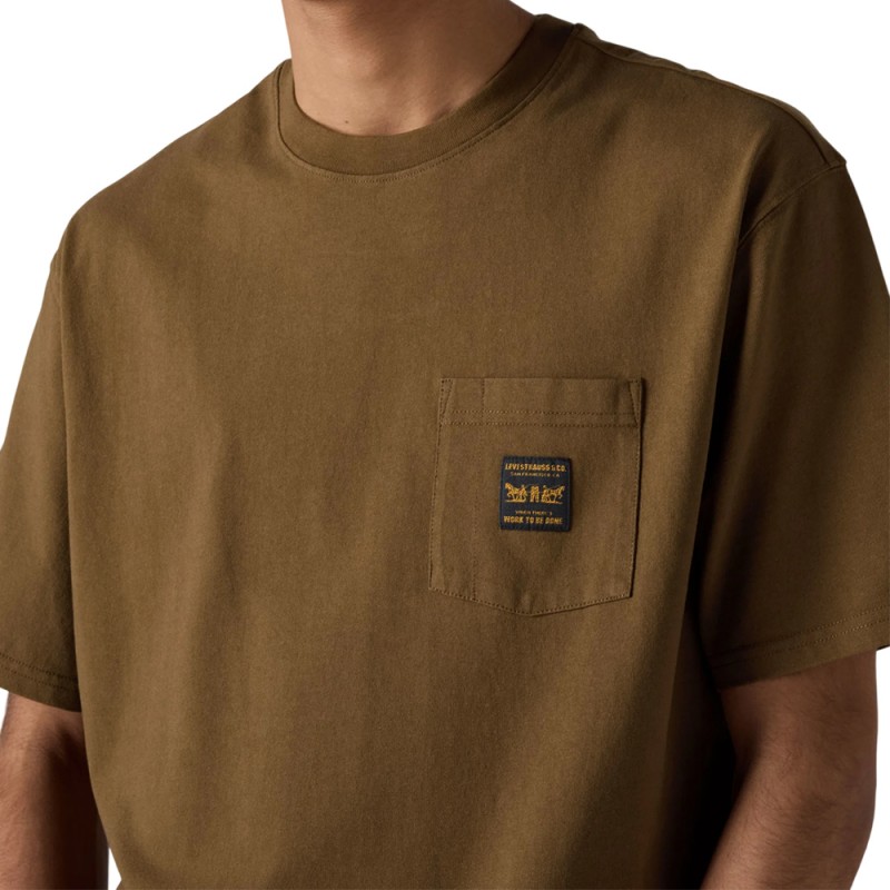 Levi's LS WORKWEAR TEE BROWNS (0089C0003 00K4)