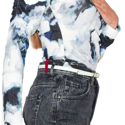 Salt and Pepper Jeans Agatha PISTACHIO LEATHER (012F7B1F PISTACHIO)