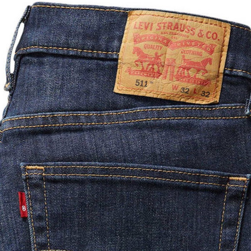 Levi's 511 SLIM DARK INDIGO - WORN IN (045114655 00J4)