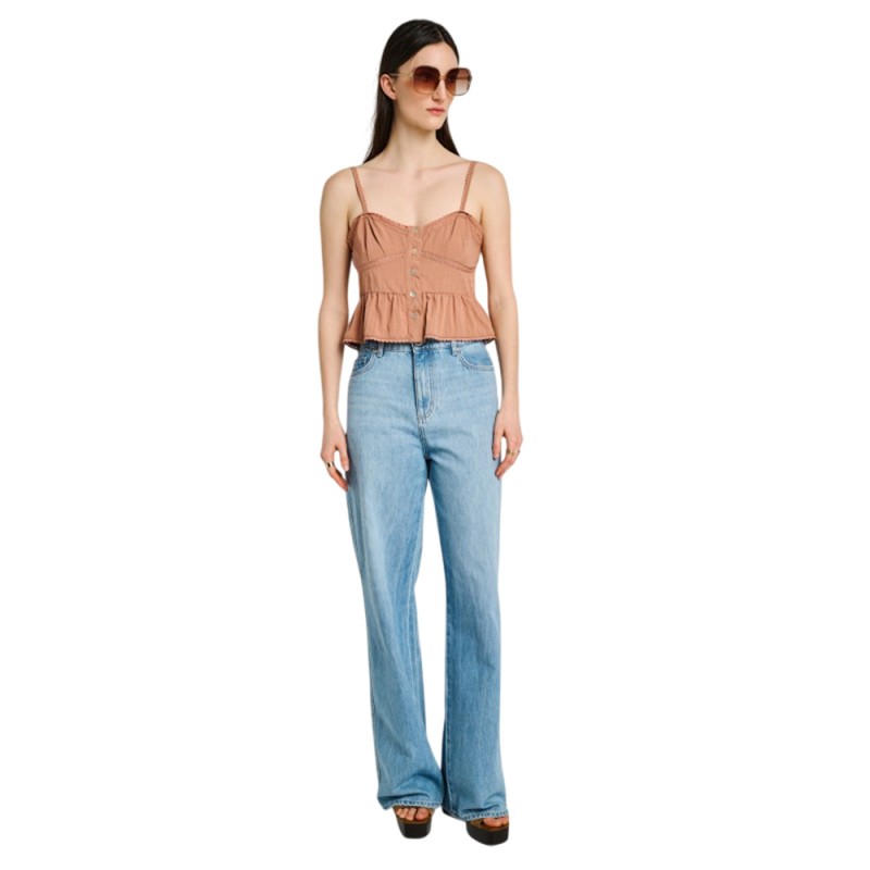 Staff Jeans Zoe Τζιν Γυναικείο Παντελόνι-Wide Leg Fit (5-977.075.B3.055 .00)