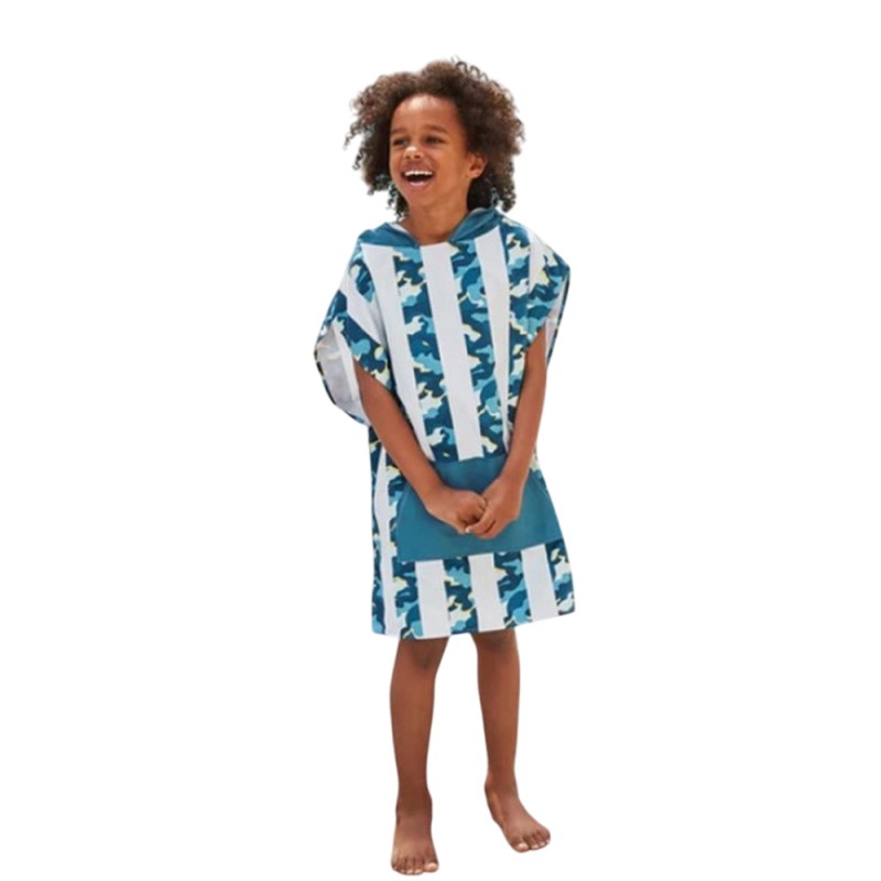 Dock & Bay Poncho - Kids - Cool Camo - Small (Age 3 to 5) (66x49cm) (1011621733)