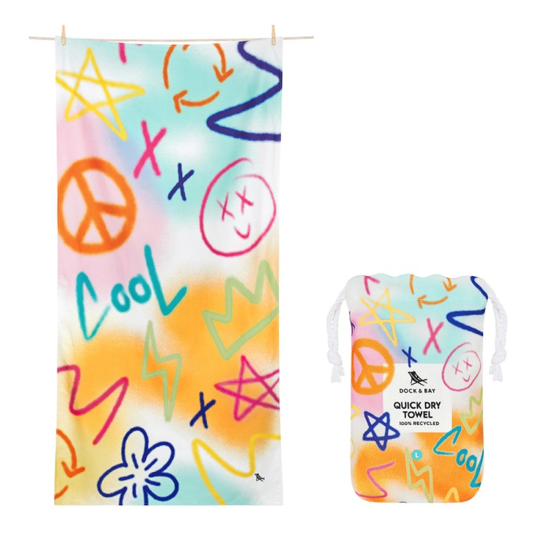 Dock & Bay - Towels - Beach - Sand to Streets - Large (160x90cm) (1011623966)