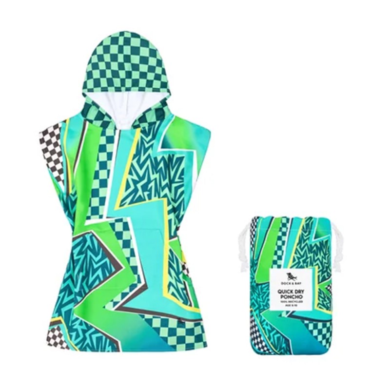 Dock & Bay Poncho - Tide Skater - Medium - (Age 6 to 10) (75x55cm) (1011625458)