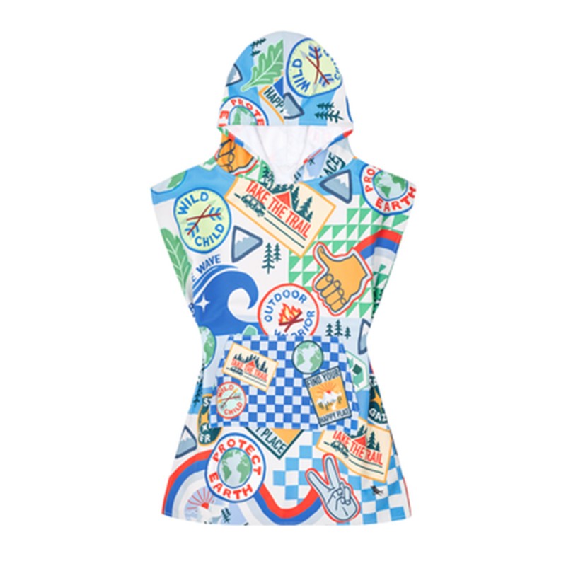 Dock & Bay Poncho - Into the Wild - Small (Age 3 to 5) (66x49cm) (1011626196)