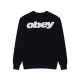 OBEY LEAGUE CREW FLEECE (111600107 BLK)