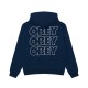 OBEY TREBLE EXTRA HEAVY HOOD FLEECE (111610072 PGB)