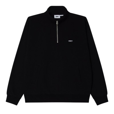 OBEY ESTABLISHED WORKS BOLD MOCKNECK FLEECE (111620098 BLK)