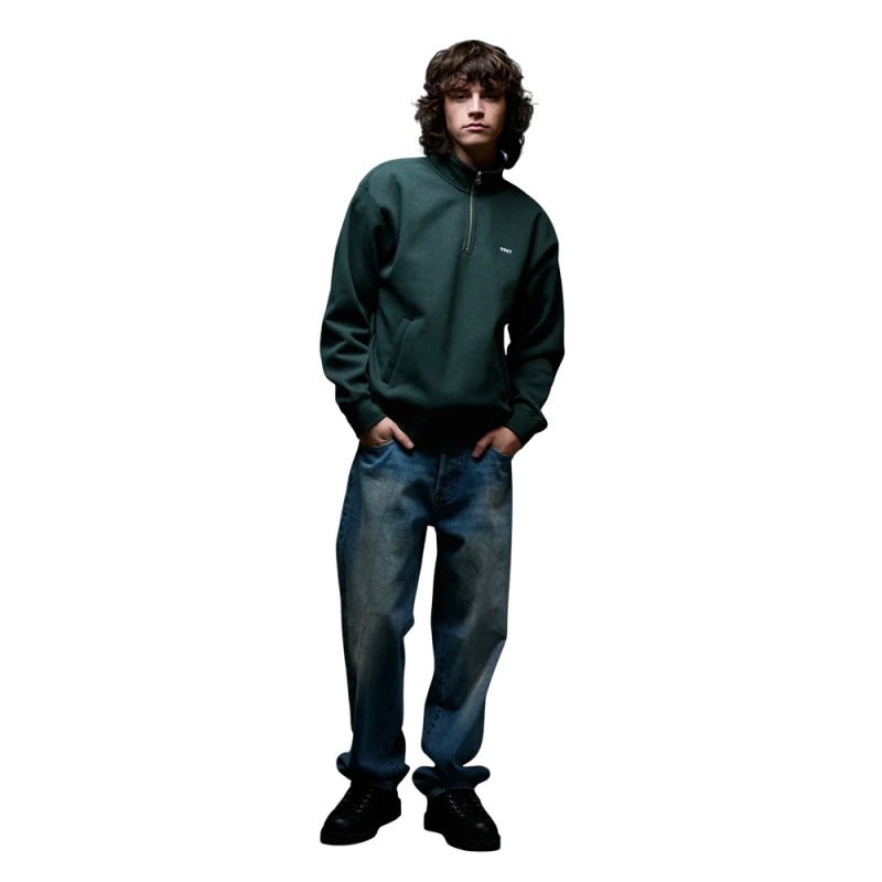 OBEY ESTABLISHED WORKS BOLD MOCKNECK FLEECE (111620098 GGB)