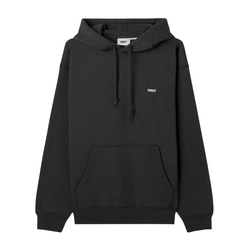OBEY ESTABLISHED WORKS BOLD HOOD II FLEECE (112470216 BLK)
