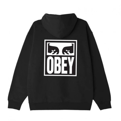 OBEY EYES ICON HOOD FLEECE (112843126 BLK)