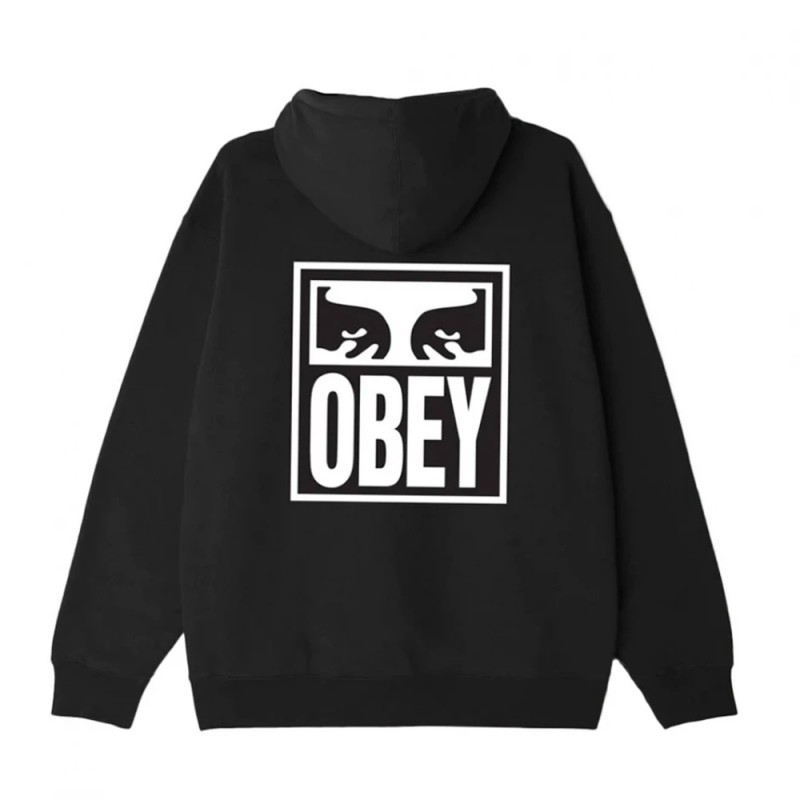 OBEY EYES ICON HOOD FLEECE (112843126 BLK)