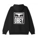 OBEY EYES ICON HOOD FLEECE (112843126 BLK)