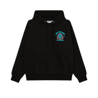 OBEY VICIOUS CIRCLE HOOD FLEECE (112844428 BLK)