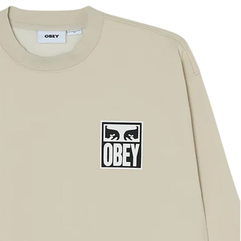 OBEY EYES ICON CREW FLEECE (112863126 MNS)