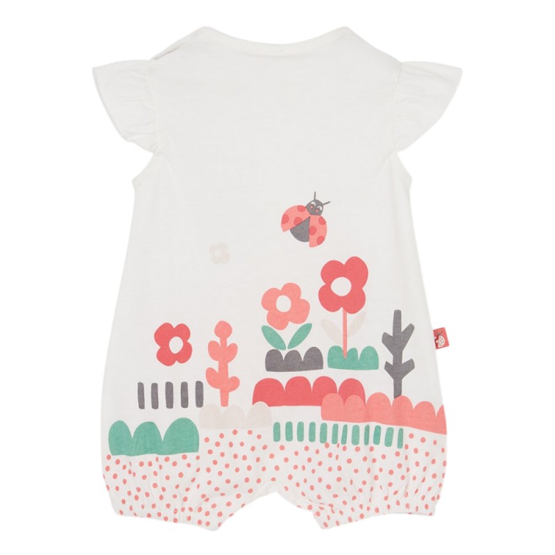 Boboli Knit play suit for baby girl -BCI (113027 1111)