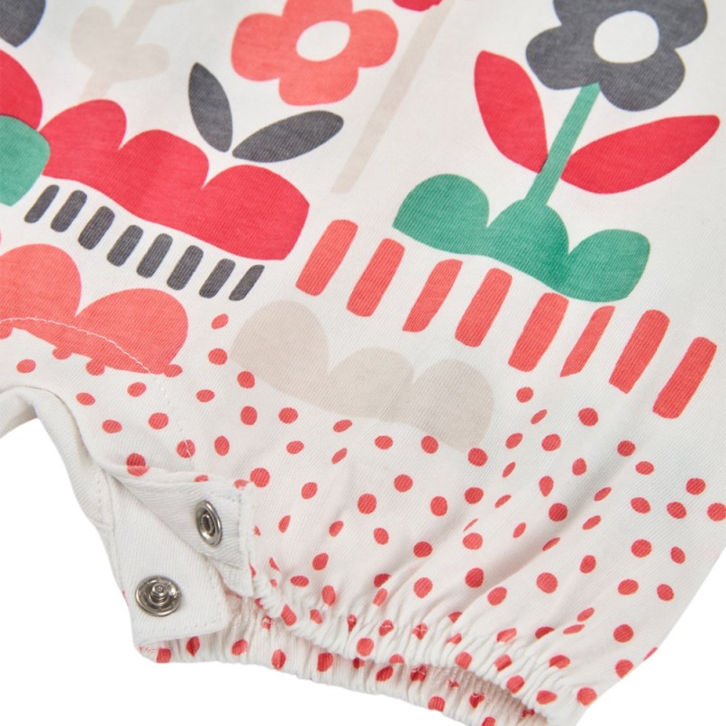 Boboli Knit play suit for baby girl -BCI (113027 1111)