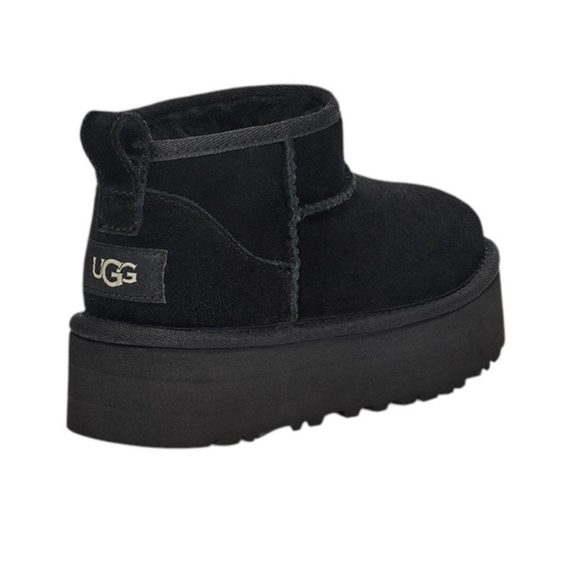 UGG Classic Ultra Mini Platform ΧΑΜΗΛΗ ΜΠΟΤΑ (1157791K BLK)