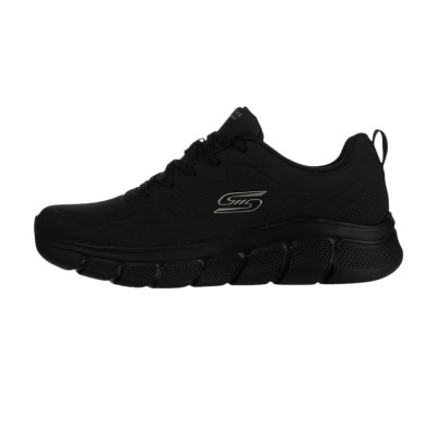 Skechers Debossed Lace Up Pu Sneaker (118110 BBK) Skechers Debossed Lace Up Pu Sneaker (118110 BBK)