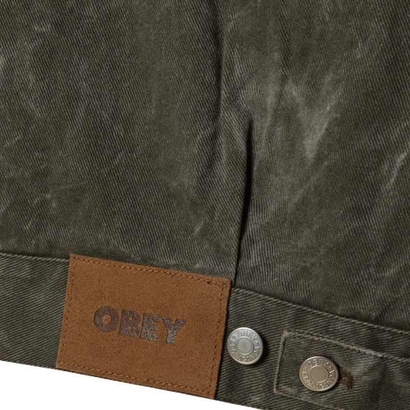 OBEY WORKMAN ZIP JACKET (121800599 BOW)