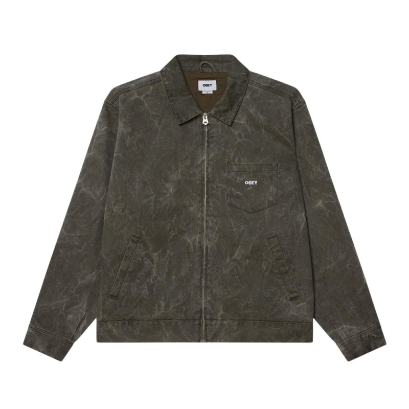 OBEY WORKMAN ZIP JACKET (121800599 BOW)