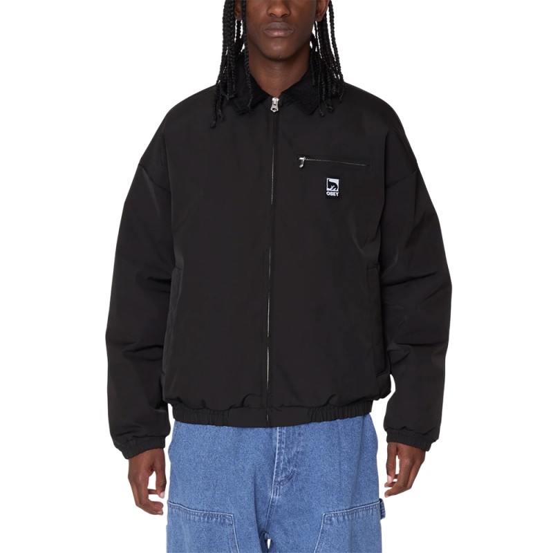 OBEY ELYSIAN JACKET (121800601 BLK)