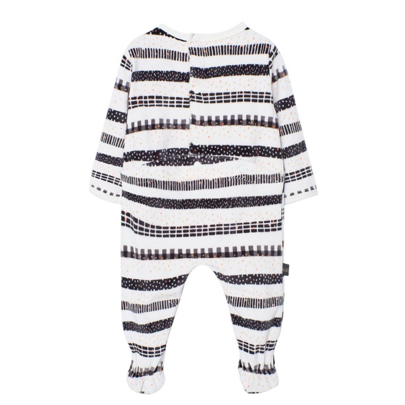 Boboli Velour play suit for baby -BCI (122061 9690)