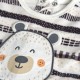 Boboli Velour play suit for baby -BCI (122061 9690)